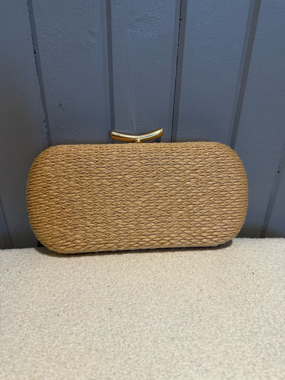 Tan Clutch